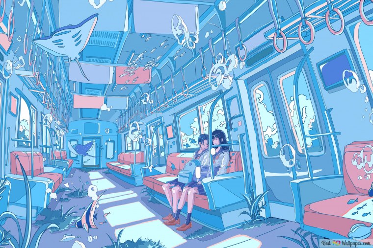 Фоны в стиле аниме Эстетика