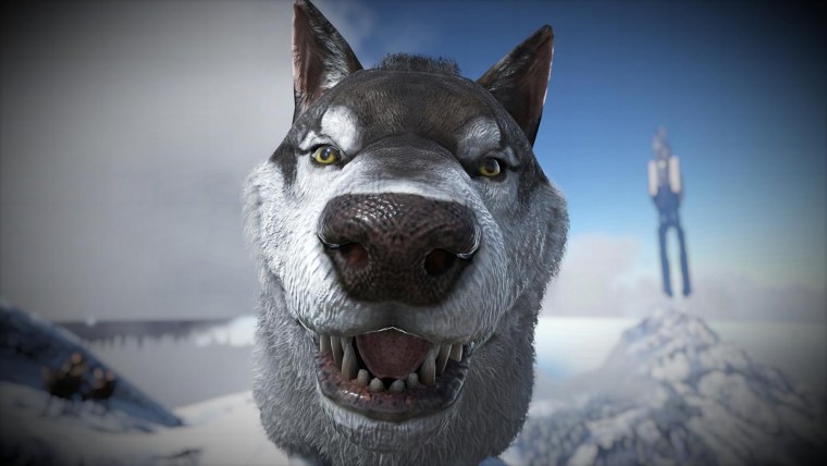 Прикольный волк