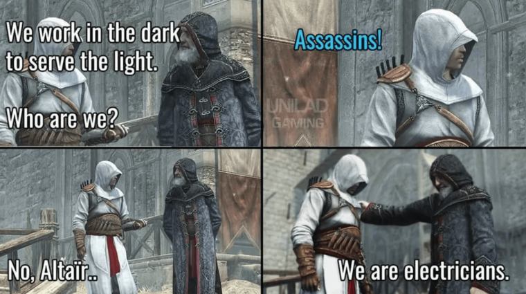 Assassins Creed приколы