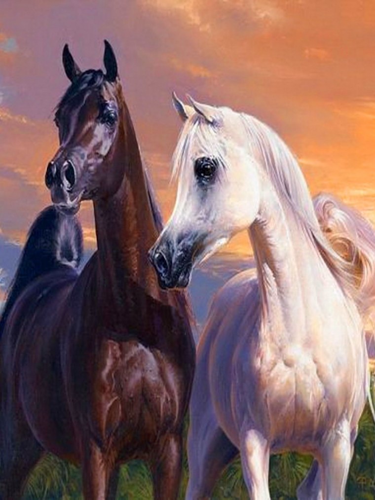 Лошади Наумович художник