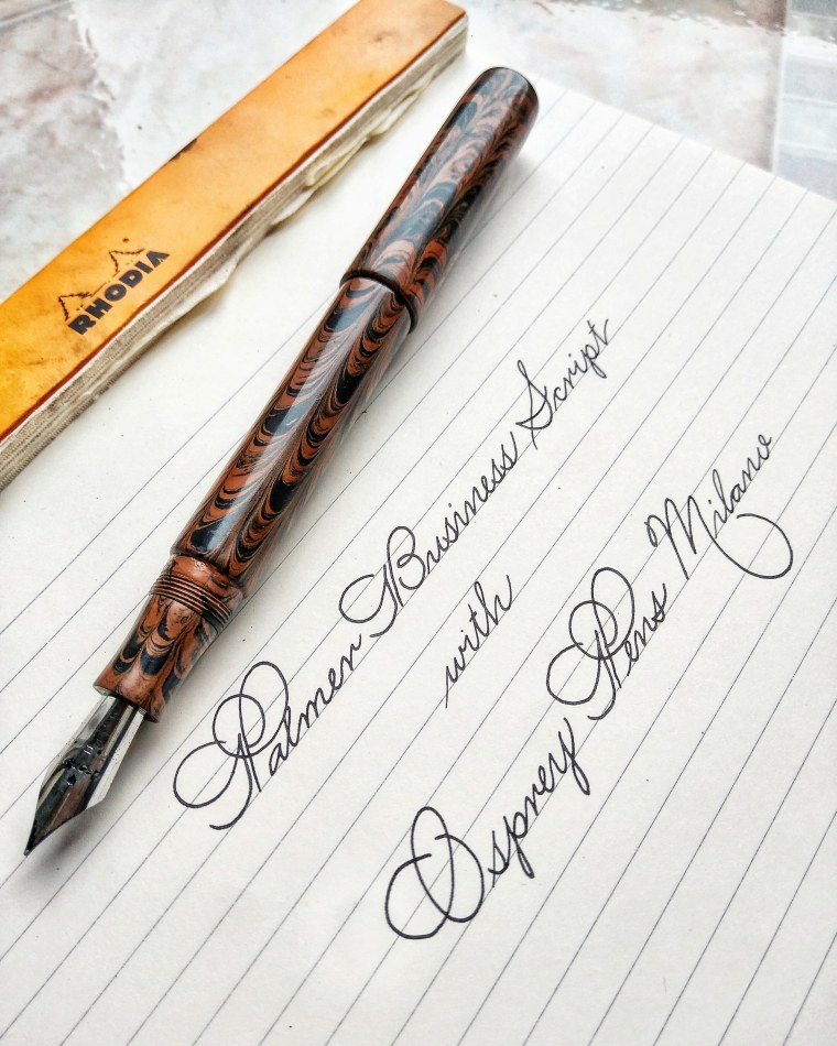 Интересный почерк