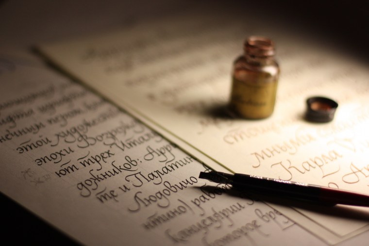 Стиль копперплейт в каллиграфии