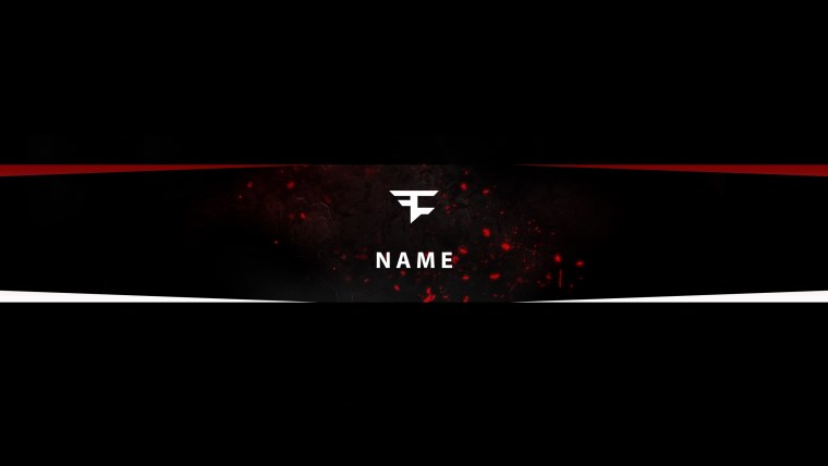 Темный баннер для ютуба