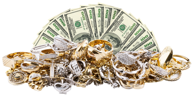 Стопка монет без фона