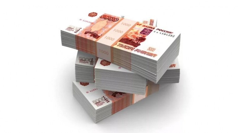 Падающие деньги на белом фоне