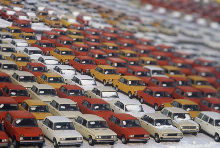 Стоянка АВТОВАЗА В Тольятти