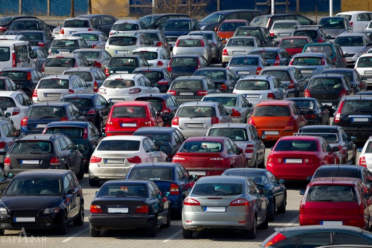 Стоянка машин