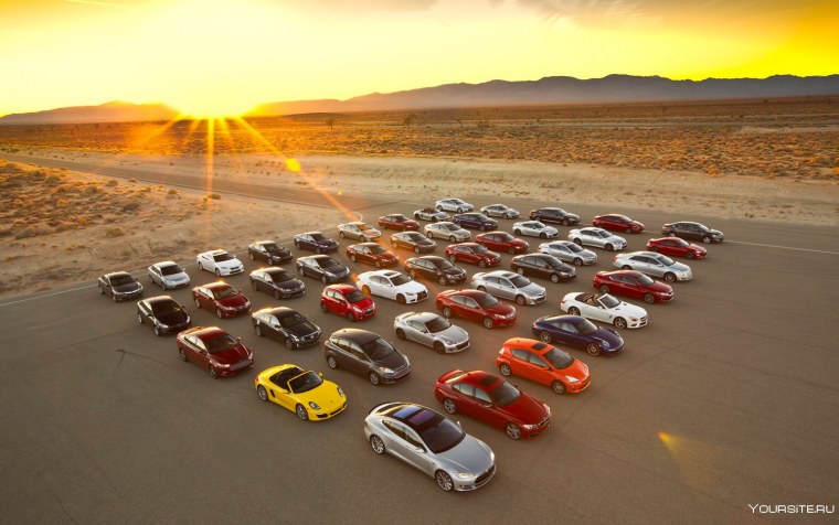 Много машин