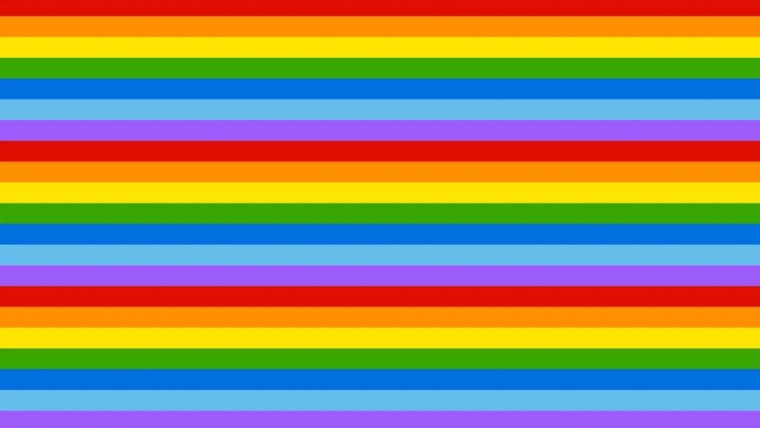 Радужные обои для стен