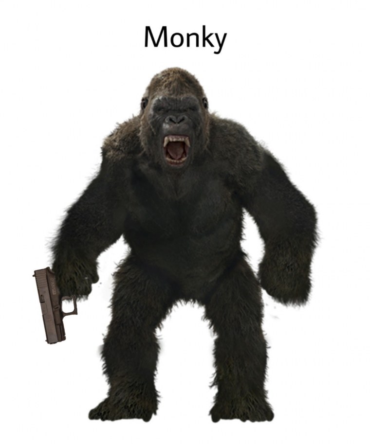 Обезьяна горилла