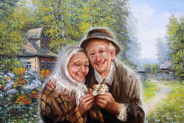 Две подруги в старости