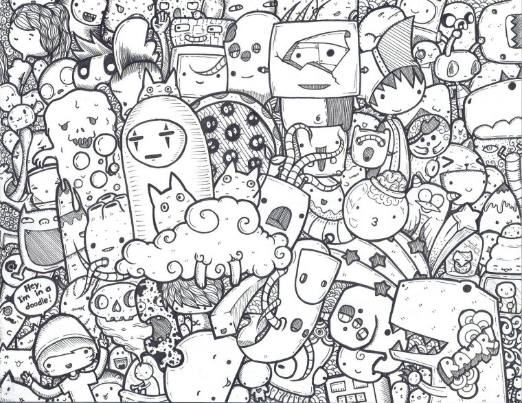 Коллаж из раскрасок