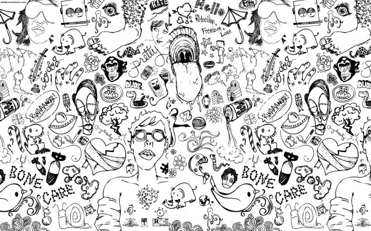 Раскраски в стиле инди кит