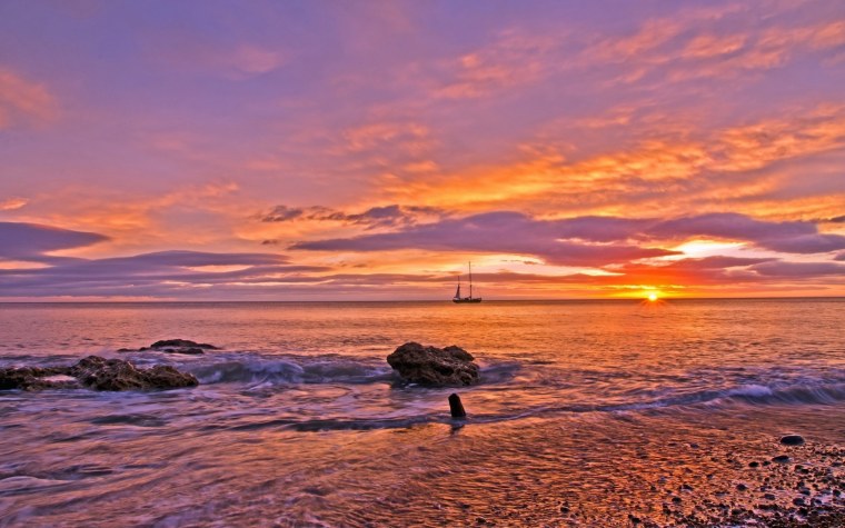 "Закат на море" Фридрих каспиар