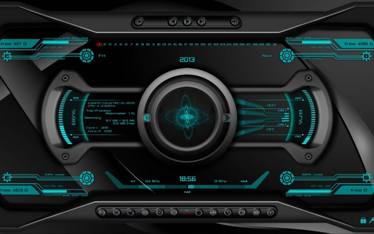 Футуристические кнопки