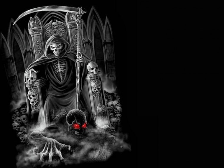 Смерть с песочными часами арт