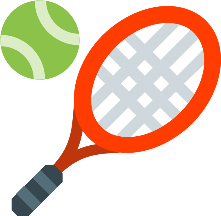 Ракетка бадминтон вектор