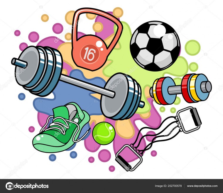 Спортивные мячики для рисования