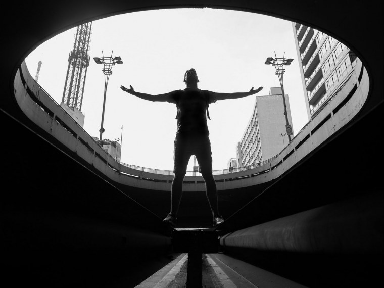 Силуэт мужчины