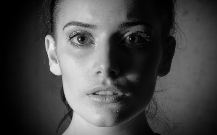 Фотопортрет черно белый