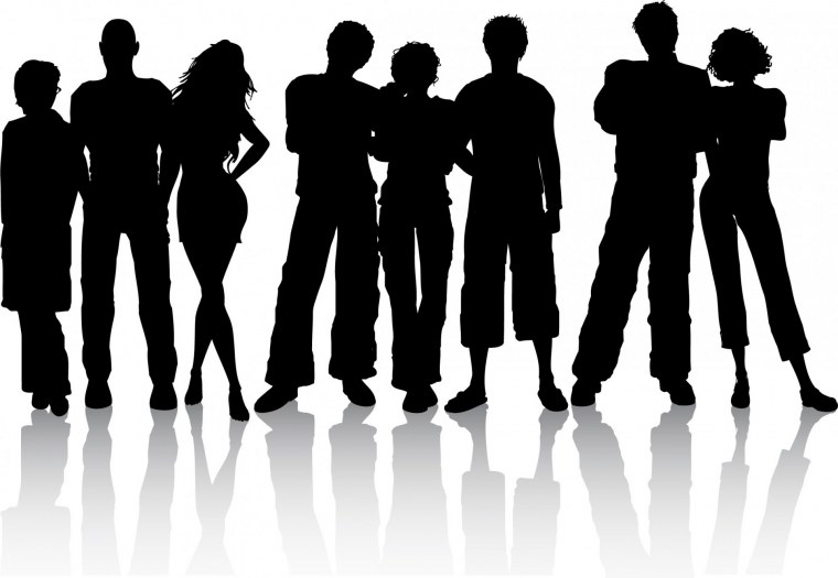 Силуэт человека