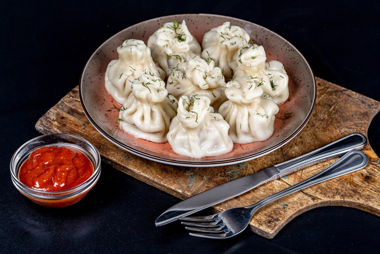 Тарелка пельменей