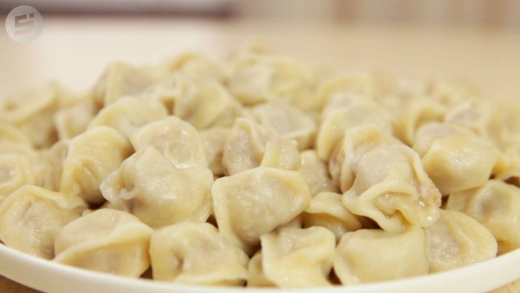 Много пельменей