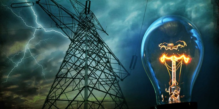 Человек электричество в реальном времени