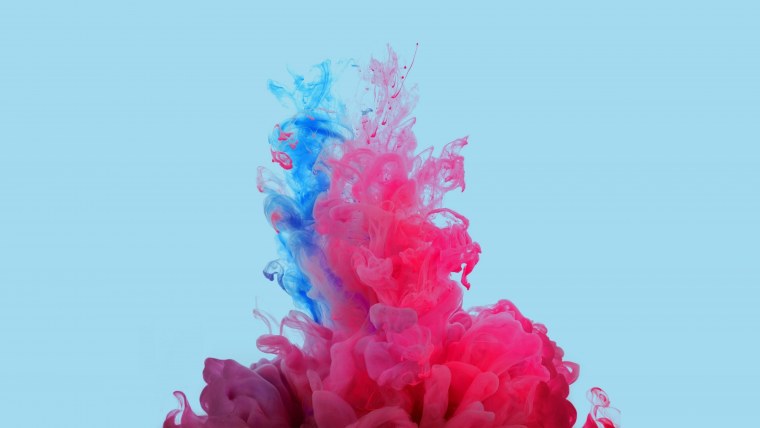 Розовый дым