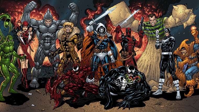 Суперзлодей Вселенная Марвел