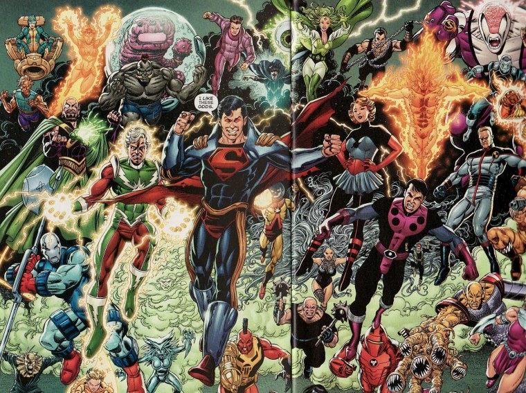 Легион супергероев ДС комикс