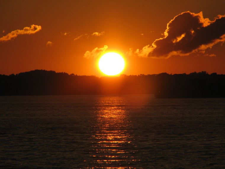 Солнце вечером