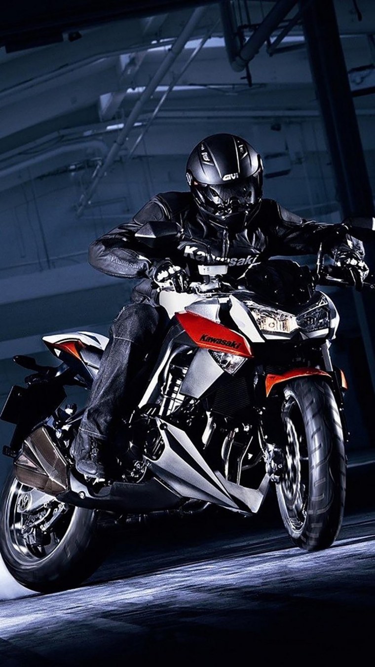 Мотоцикл на экран телефона