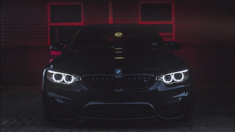 BMW m5 в темноте
