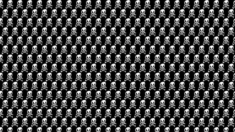 Фон мелкие черепа