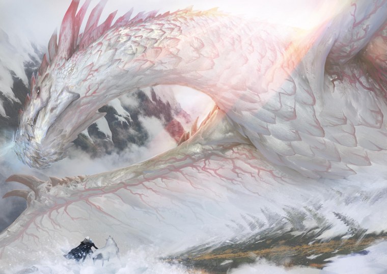 Белая дракониха