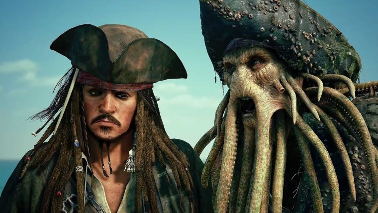 Деви Джонс и Джек воробоей