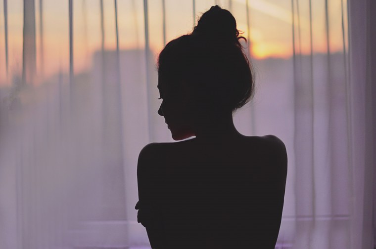 Девушка на закате