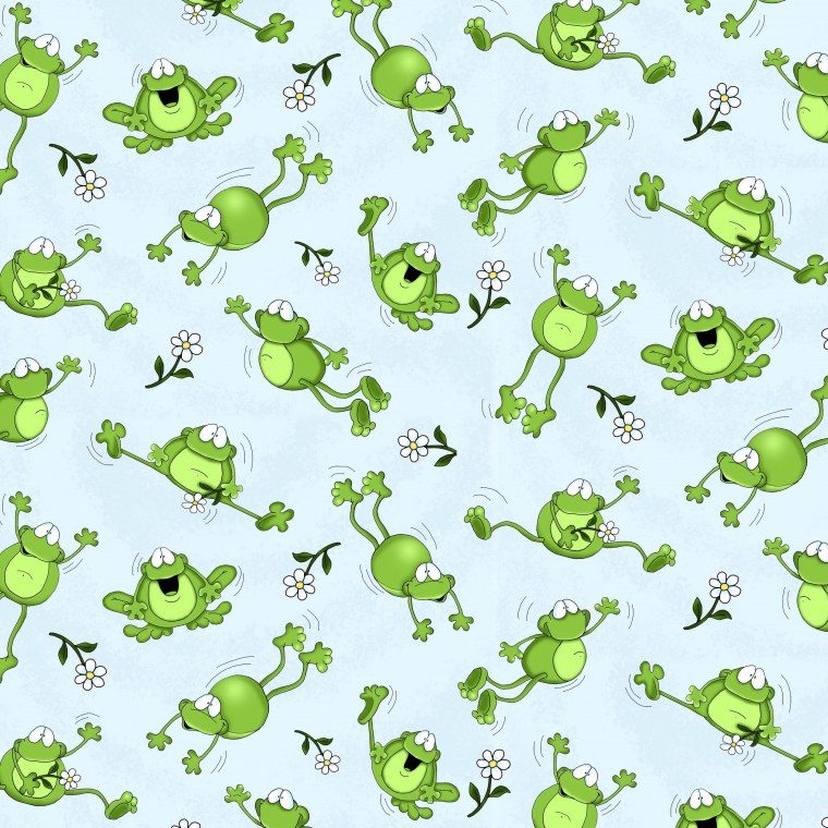 Фон с лягушками милые