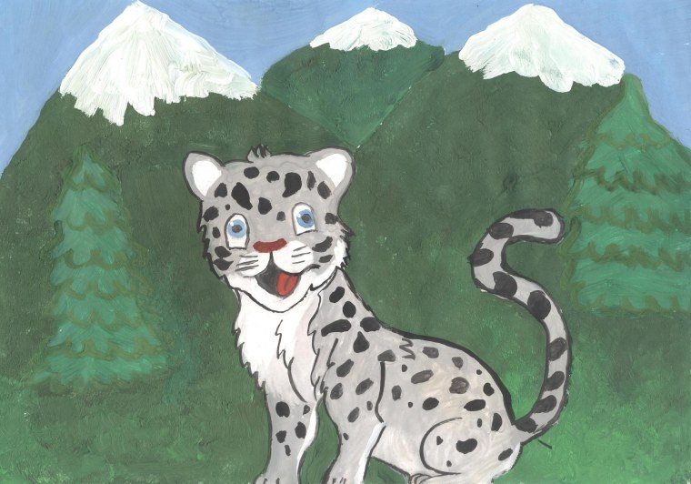 Ирбис (снежный Барс) uncia uncia