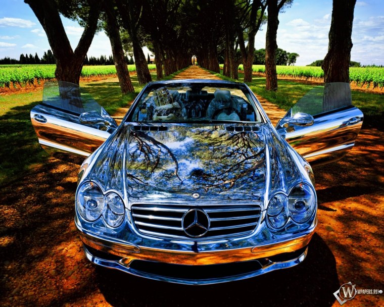 Мерседес-Бенц w211 аэрография