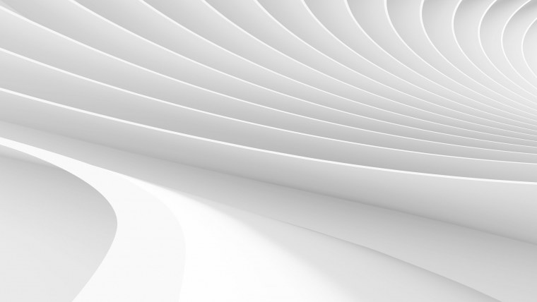 Пустая комната с белыми стенами