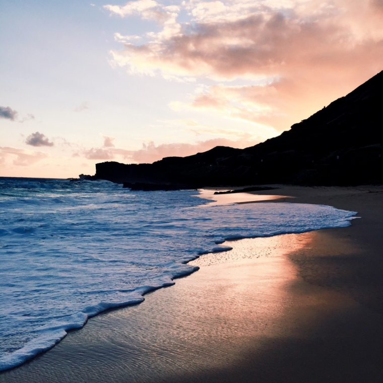 Вид на океан с берега