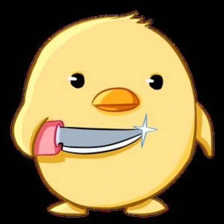 Утка с ножиком