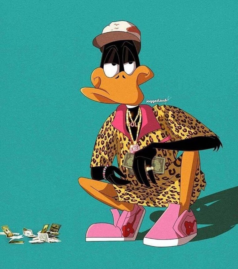 Даффи дак с деньгами