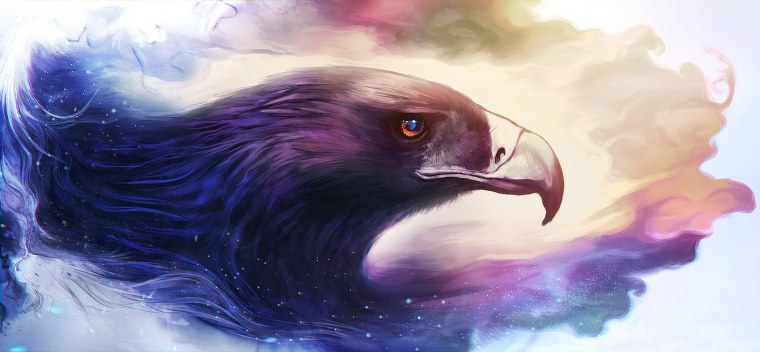 Орел птица арт