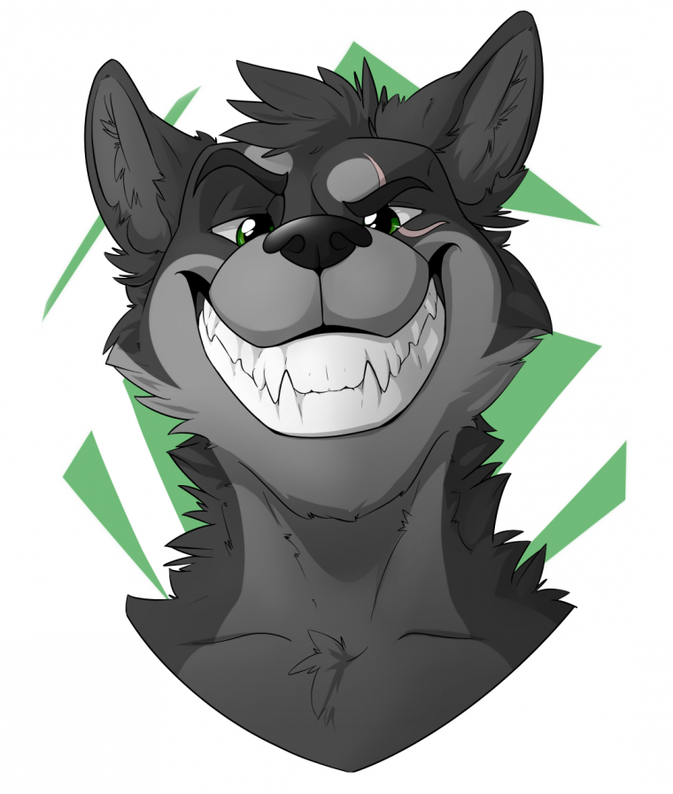 Фурри красный