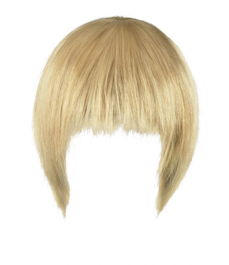 Светлые волосы на прозрачном фоне