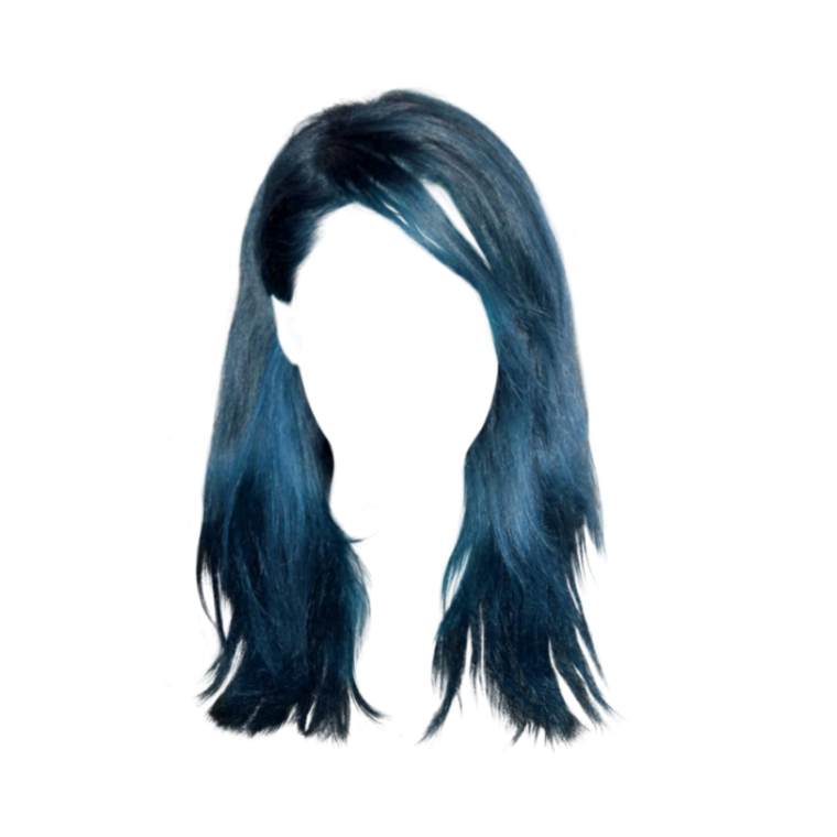 Парик на прозрачном фоне