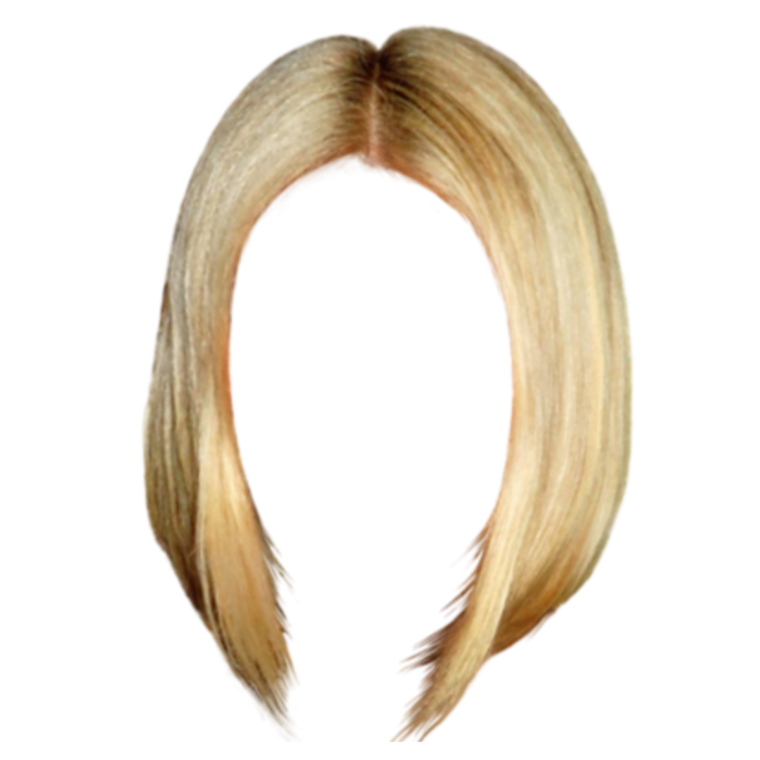 Челка на белом фоне